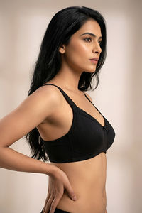 Zivame Double Layered Non Wired 3/4th Coverage Tshirt Bra - Tap Shoe — thumbnail 4